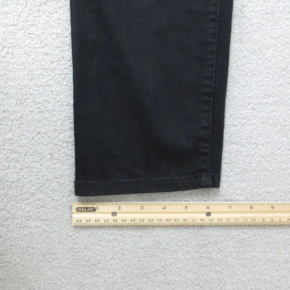 J Jill Jeans Womens 14P Petite Authentic Fit Slim Ankle Black Stretch 36x26